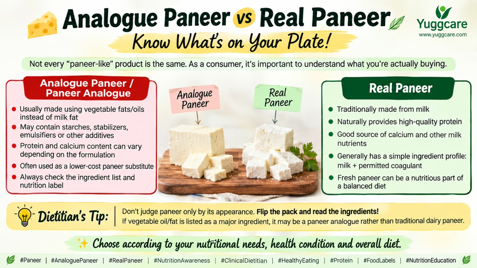 Analogue Paneer vs Real Paneer 🧀 | Know What’s on Your Plate!